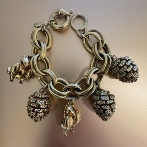 JCrew Acorn & Squirrel Bracelet 🐿️